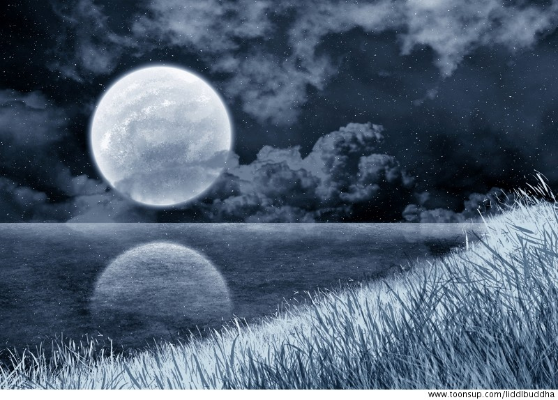 Illustration: Mondlandschaft 1