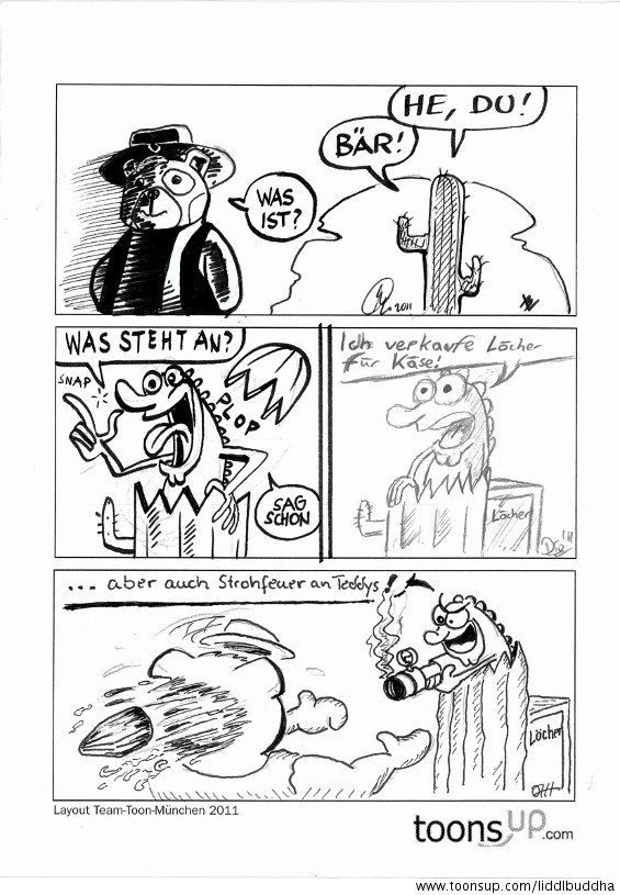 Cartoon: Der Löcherverkäufer 1