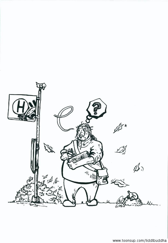 Illustration: Autogrammzeichnungen für die Jaepelts 2