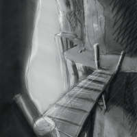 Concept Art / Character Design: Vor und hinter dem Wasserfall... 3