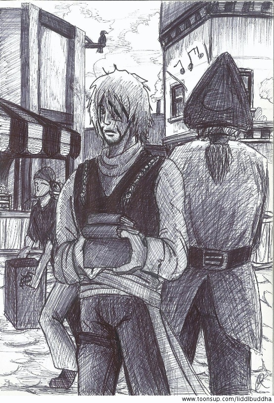 Cartoon: 2006 - Das erste Skizzenbuch 13