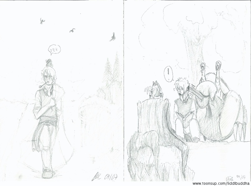 Cartoon: 2006 - Das erste Skizzenbuch 16