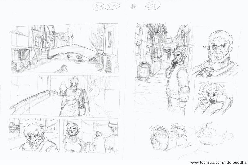 Concept Art / Character Design: 2009 - Skizzenbuch Nummer 12 & 13 16