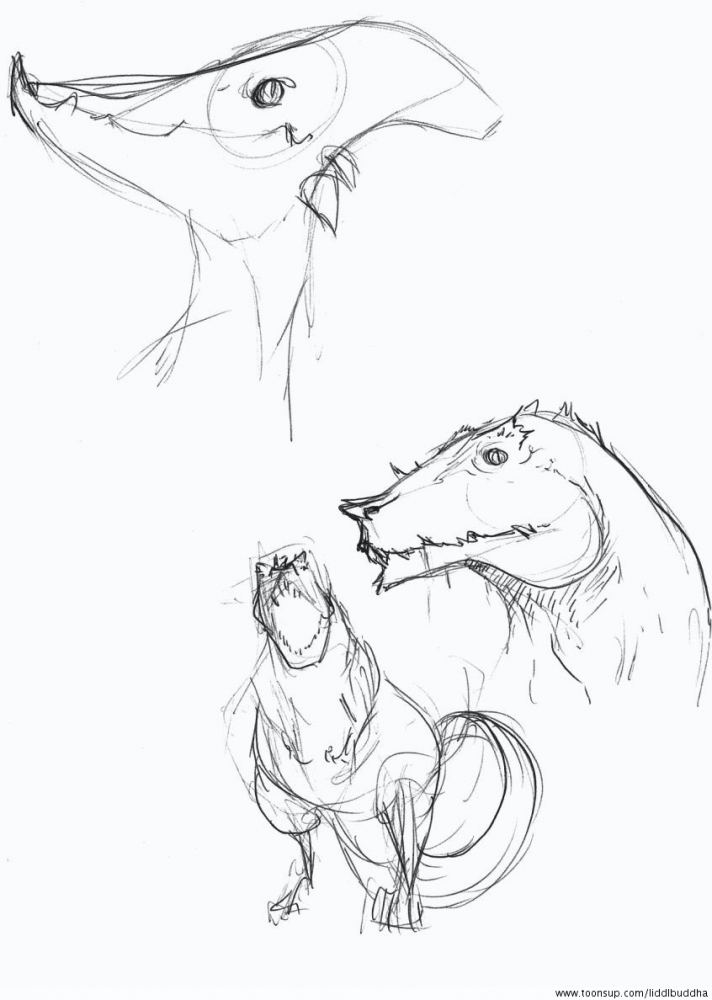 Concept Art / Character Design: BEAR - WARMON - Skizzen 9