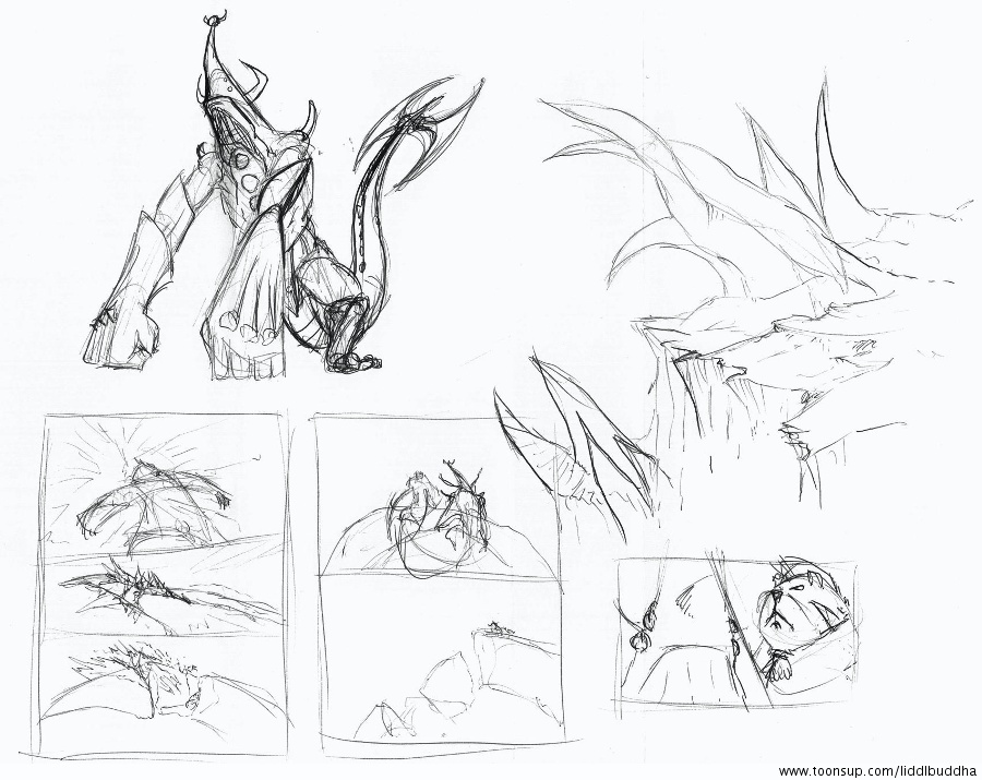 Concept Art / Character Design: BEAR - WARMON - Skizzen 11