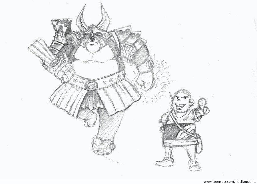 Concept Art / Character Design: Taranis (Bear LV3) 1