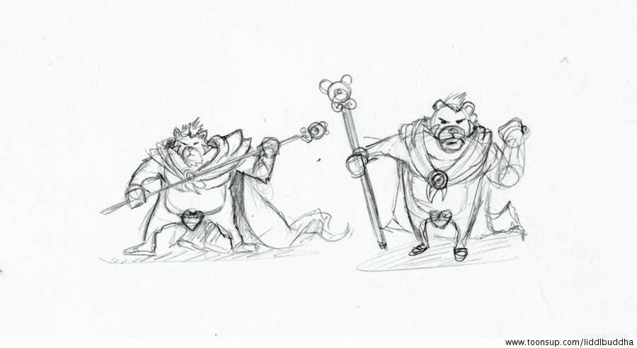 Concept Art / Character Design: Skizzen - WARMON FINALE 7
