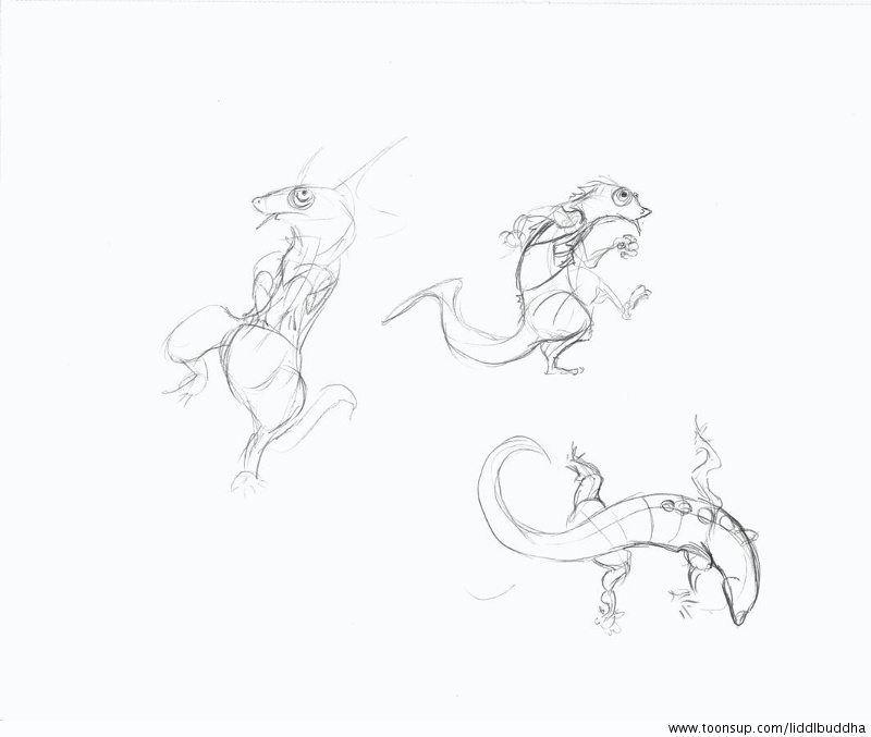 Concept Art / Character Design: Animal Athletics - not used sketches 3