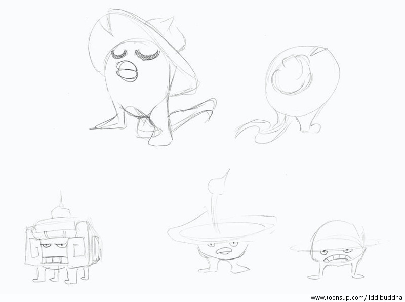 Concept Art / Character Design: Pluja - Characterdesign 2