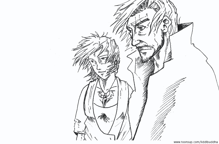 Cartoon: Liz and John 1