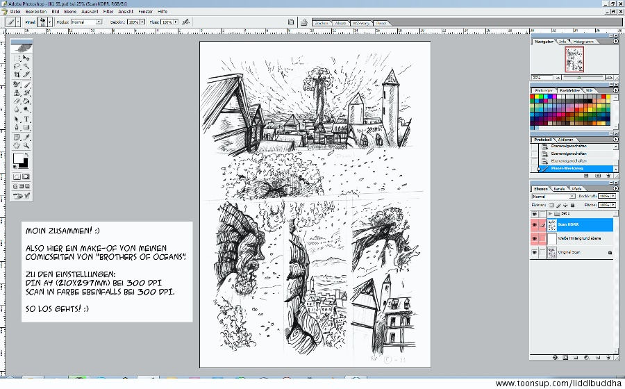 Anderes: How i use - Rasterfolien in Photoshop 1