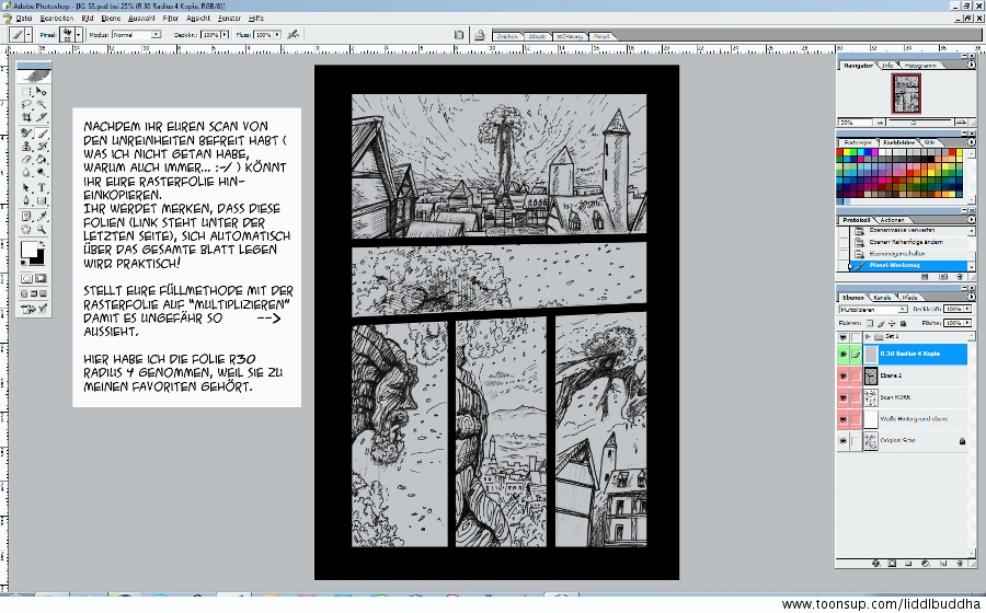 Anderes: How i use - Rasterfolien in Photoshop 3