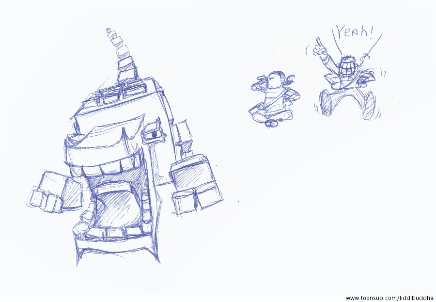 Concept Art / Character Design: MOGGERMON - How i draw 1