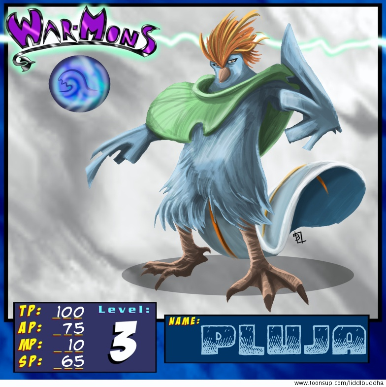 Concept Art / Character Design: Pluja LV 3 1