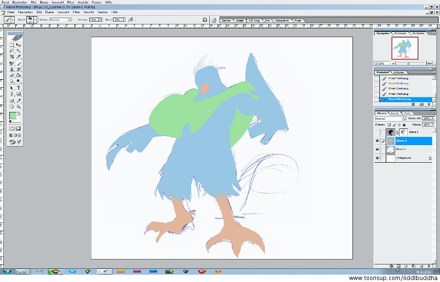 Cartoon: How i draw - Pluja 2