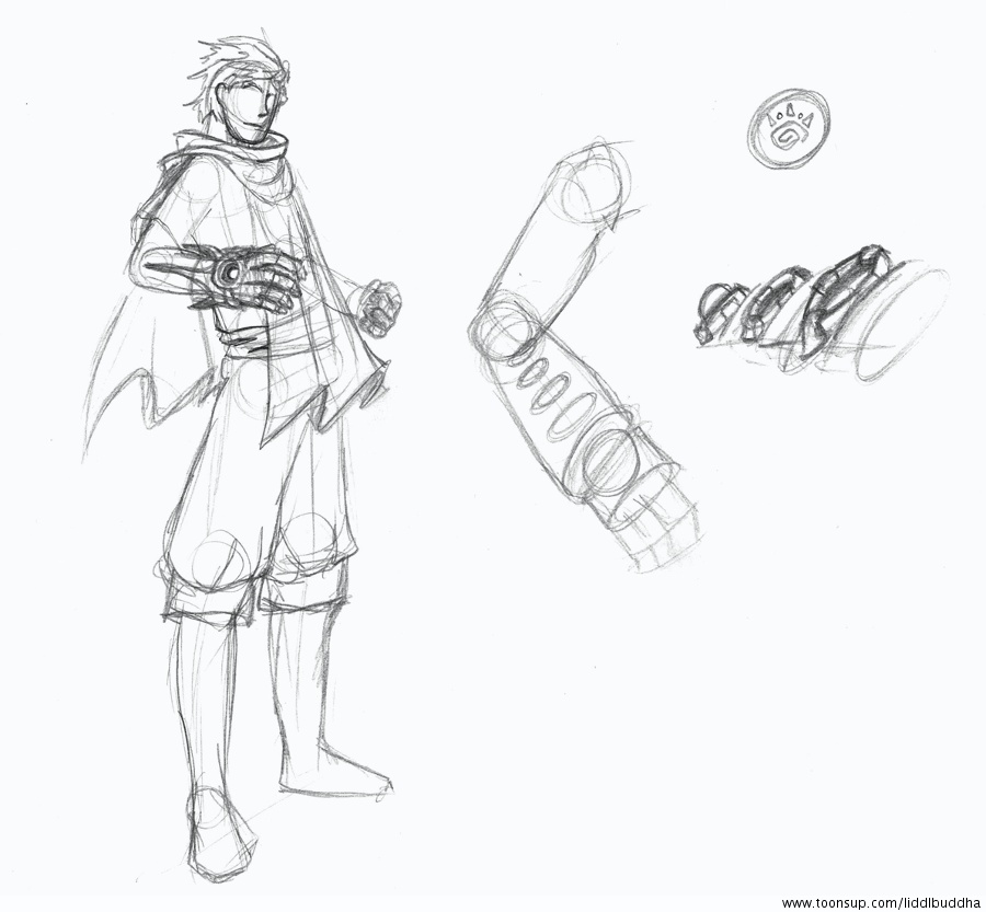Concept Art / Character Design: WARMON-Idee 'Pearls of Souls' 2