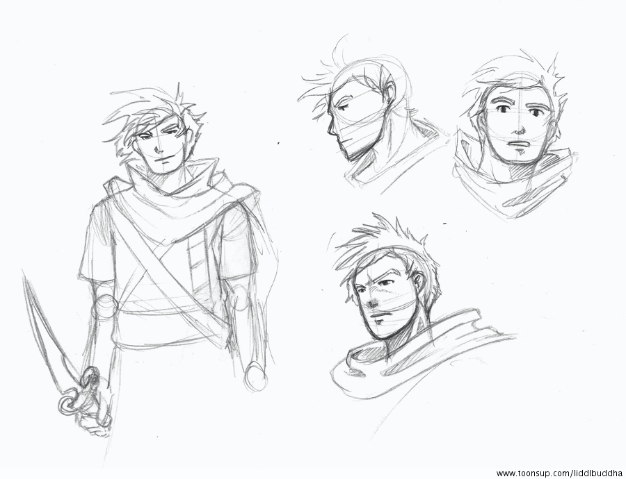 Concept Art / Character Design: WARMON-Idee 'Pearls of Souls' 3