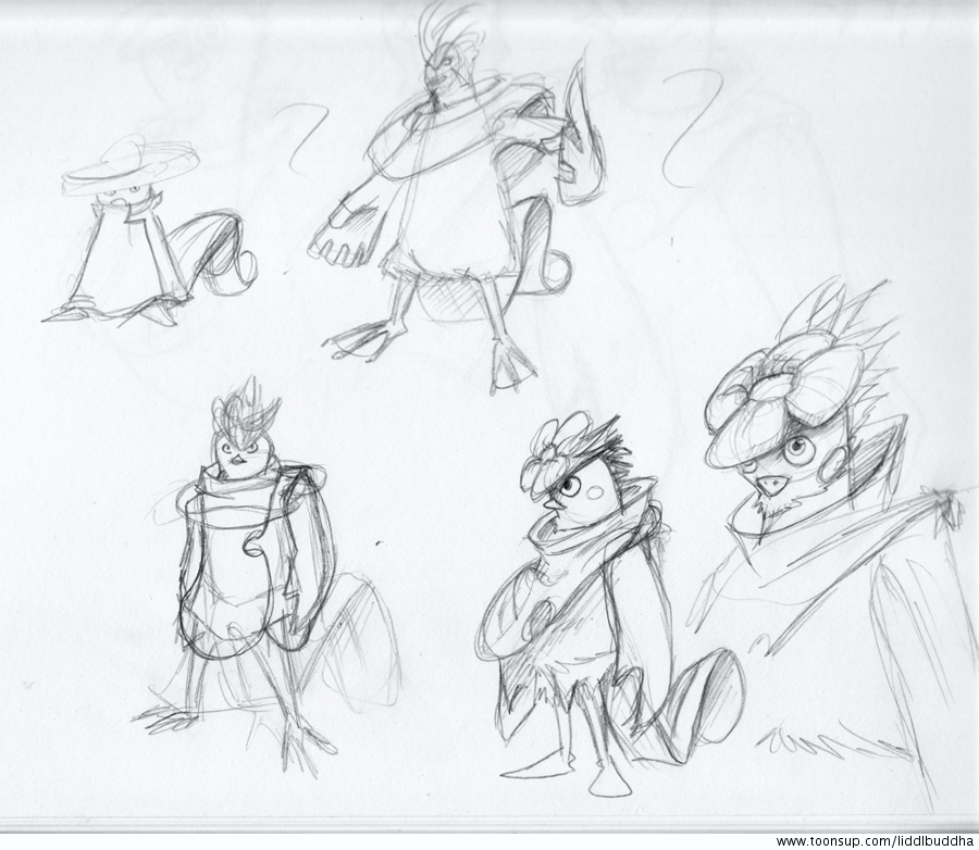 Concept Art / Character Design: Pluja - Ideen und Entwicklungen 1