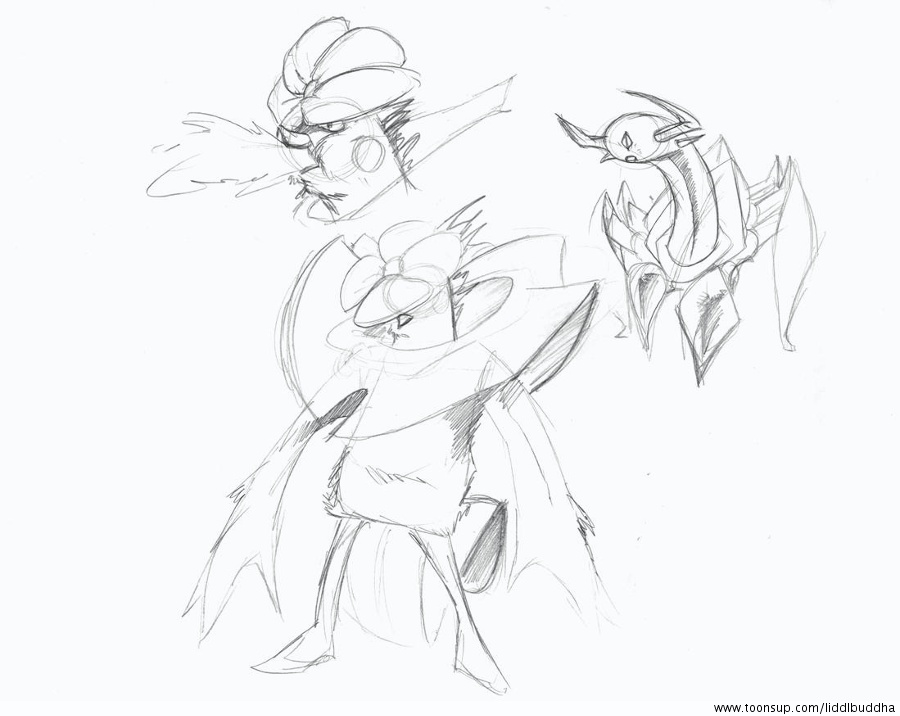 Concept Art / Character Design: Pluja - Ideen und Entwicklungen 3