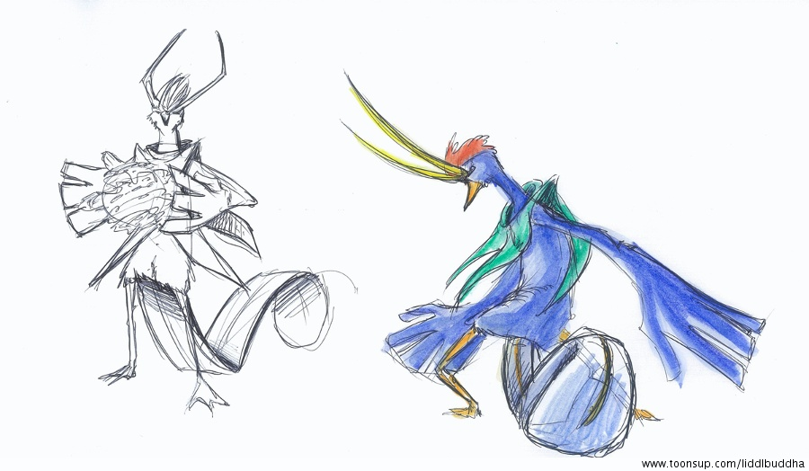 Concept Art / Character Design: Pluja - Ideen und Entwicklungen 10