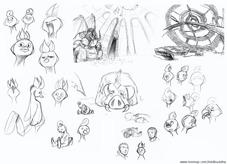 Concept Art / Character Design: Pluja - Ideen und Entwicklungen 14