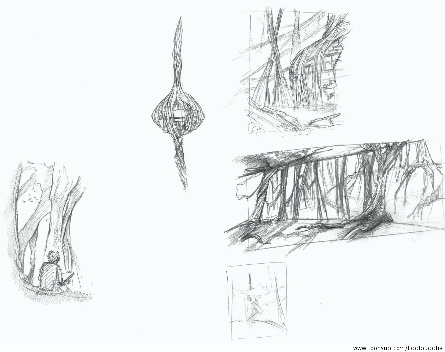 Concept Art / Character Design: Verschiedene Skizzen 4
