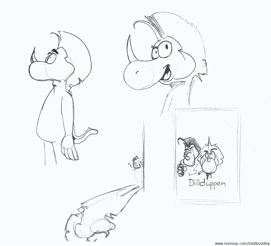 Concept Art / Character Design: DillDappen - Erste Gehversuche 1