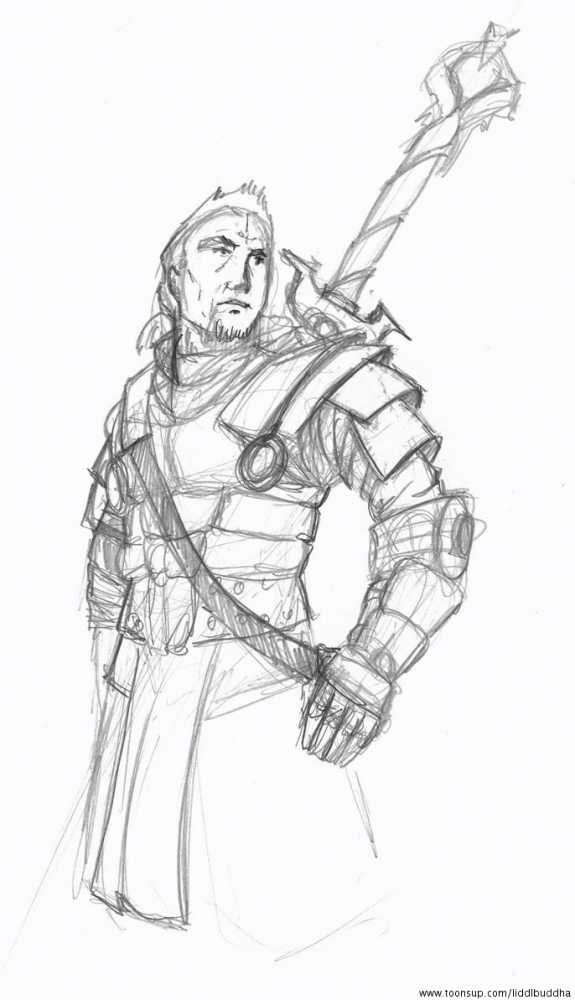 Concept Art / Character Design: Skizzen (und ein FanArt, angefangen) 3