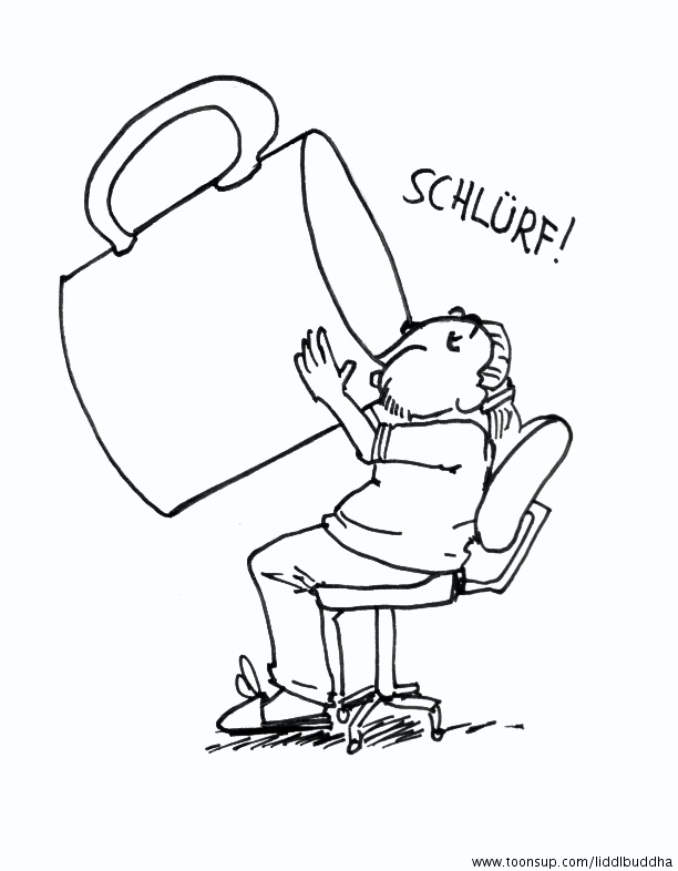 Illustration: Och, nur noch ein Kaffee... 1