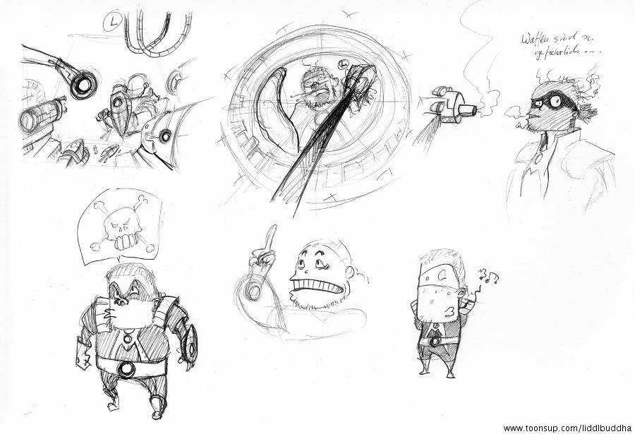 Concept Art / Character Design: Scetch - MacTastic 13