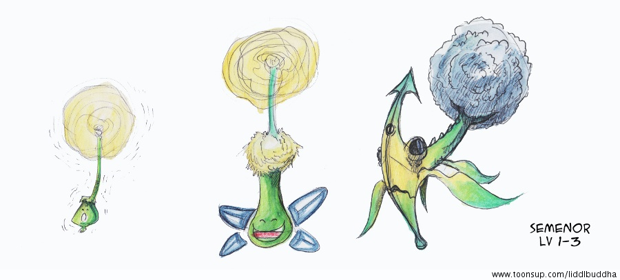 Concept Art / Character Design: (2) Collab für Warmons 10