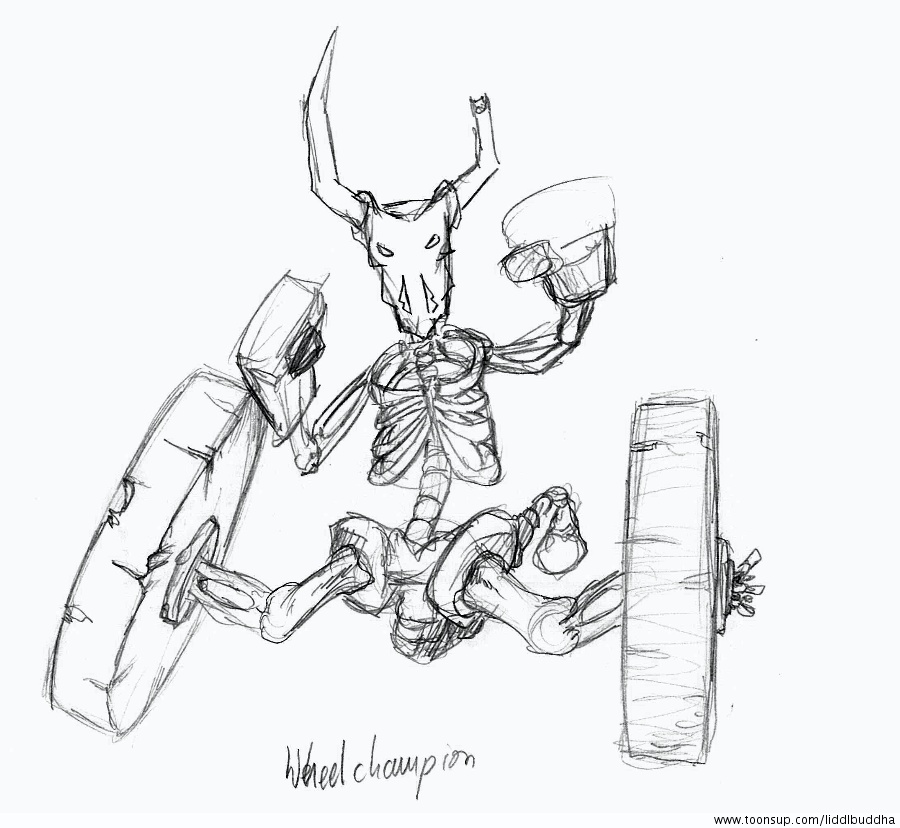 Concept Art / Character Design: (2) Collab für Warmons 19