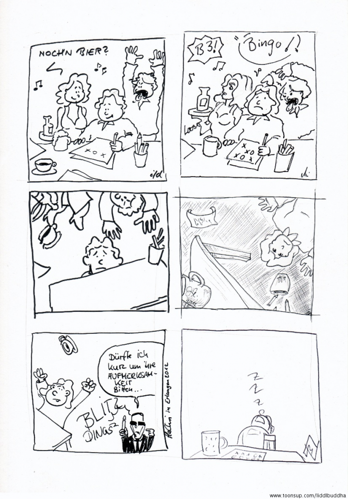 Comic: Kaffe und Bingo 1