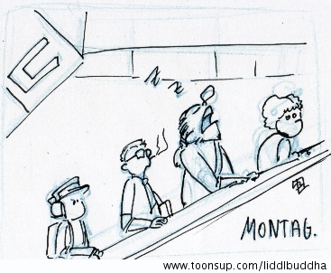 Cartoon: Kreative Müdigkeit 1