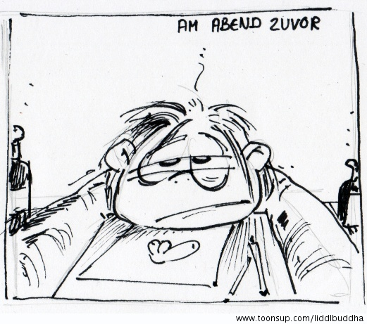 Cartoon: Kreative Müdigkeit 2