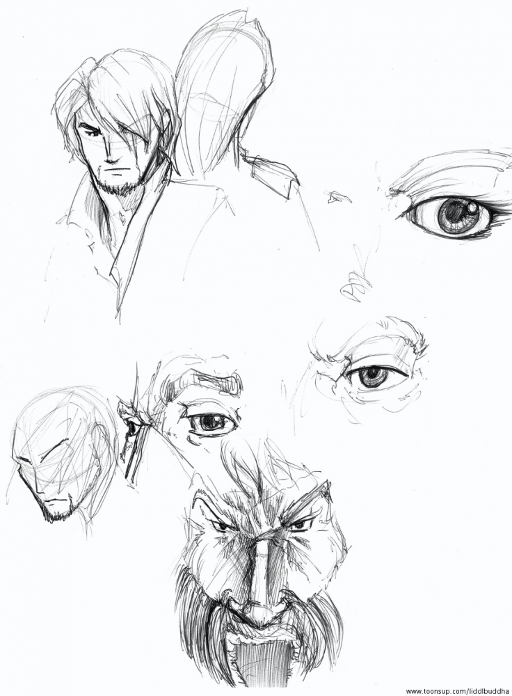Concept Art / Character Design: neulich ... in einem Café 6
