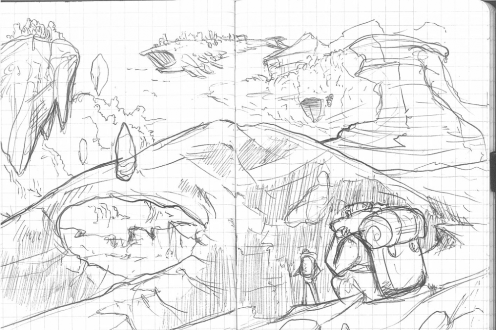 Concept Art / Character Design: 12x18cm Skizzenbüchlein... 8