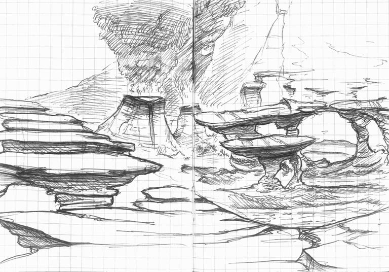 Concept Art / Character Design: 12x18cm Skizzenbüchlein... 14
