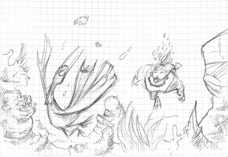 Concept Art / Character Design: 12x18cm Skizzenbüchlein... 15
