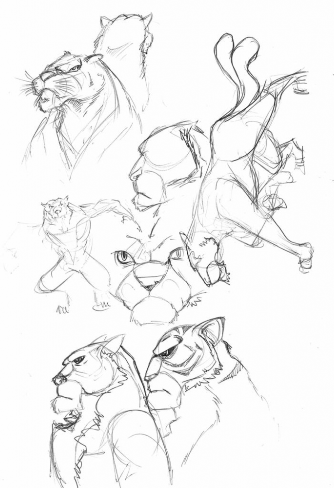 Concept Art / Character Design: Für die Katz ... - Übungen 6