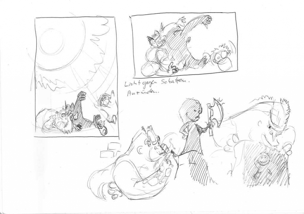Concept Art / Character Design: WMT13-R1 & R2 Majmun-Making Of 1