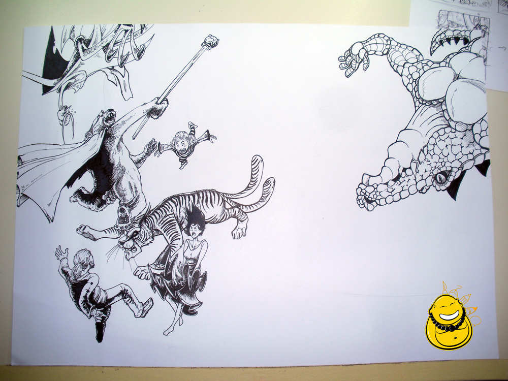 Concept Art / Character Design: Kleine Zeichnung aus dem Skizzenbüchlein 2
