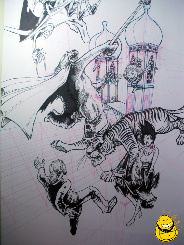 Concept Art / Character Design: Kleine Zeichnung aus dem Skizzenbüchlein 5