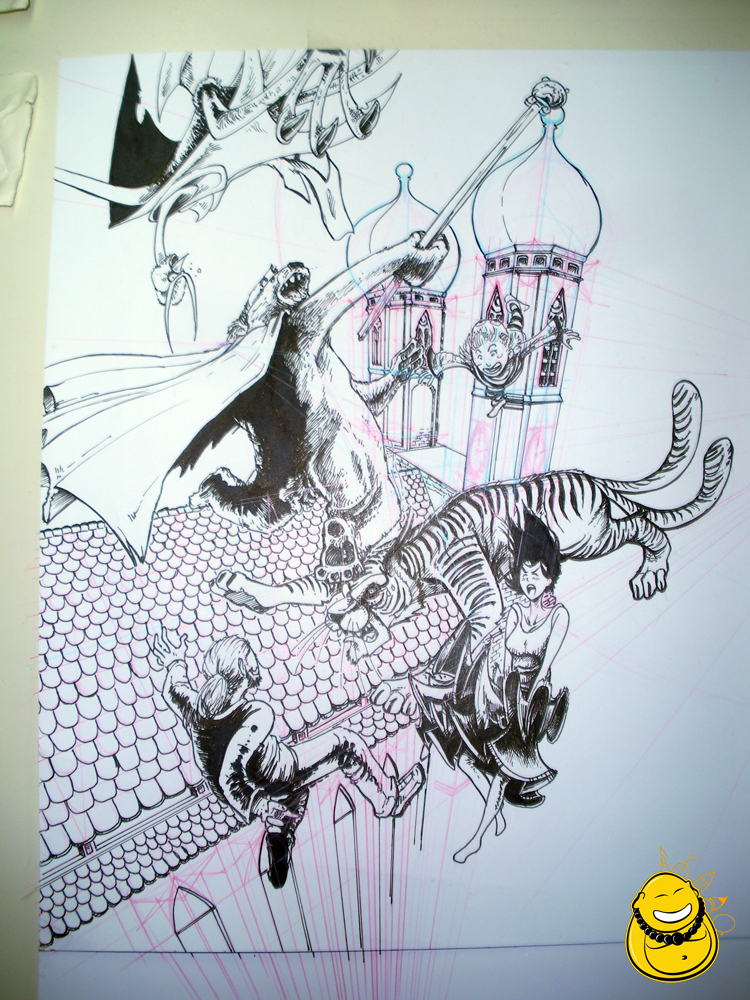Concept Art / Character Design: Kleine Zeichnung aus dem Skizzenbüchlein 6
