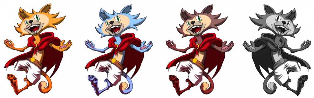 Concept Art / Character Design: NoName - Magical Cat 1