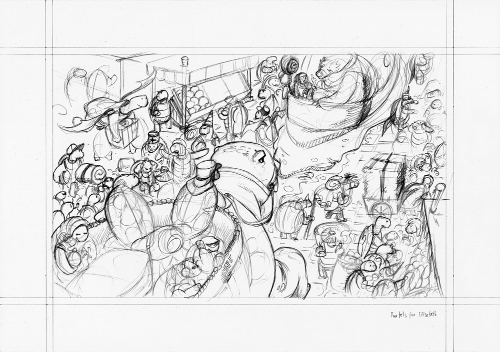 Illustration: WIP - Geschenkarbeit 1