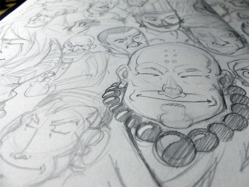 Concept Art / Character Design: Feierabend-Scetch´n 1