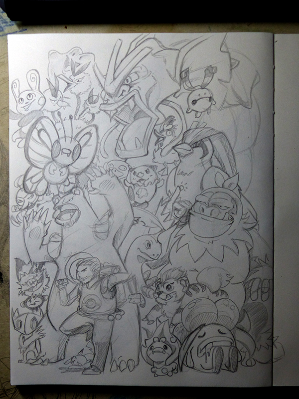 Concept Art / Character Design: Feierabend-Scetch´n 10