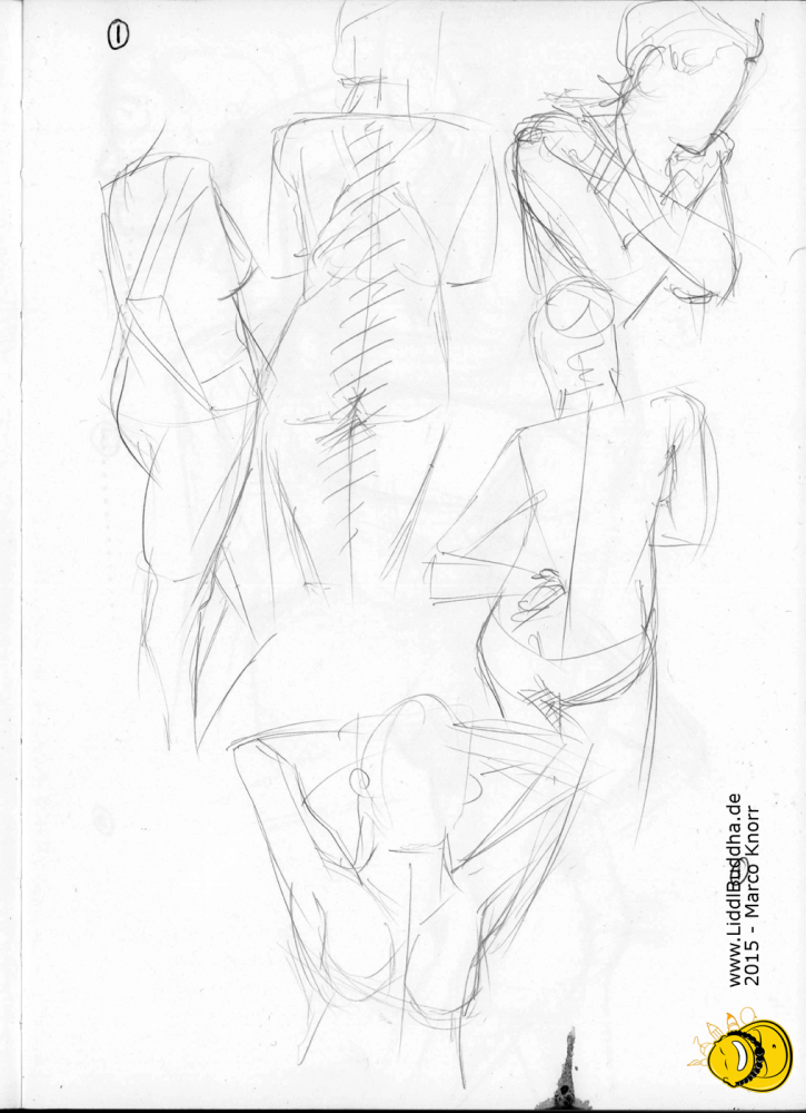 Concept Art / Character Design: 11-02-2015 Akt-Session 1