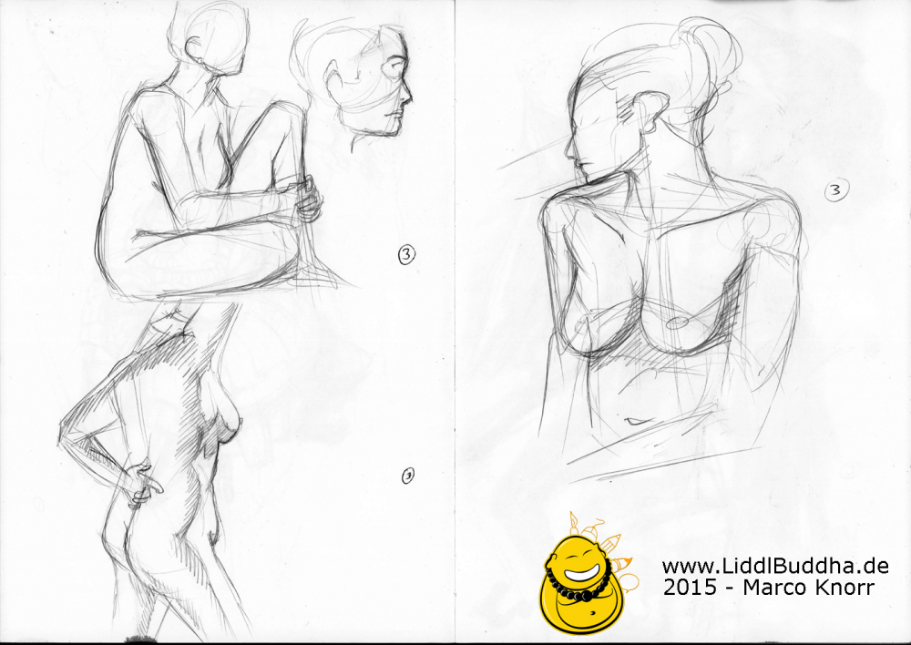 Concept Art / Character Design: 11-02-2015 Akt-Session 2